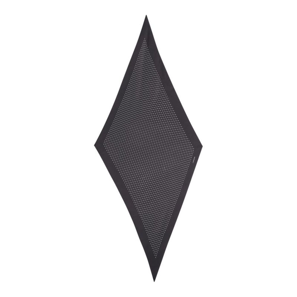 Lardini Men Rhombus Scarf With Micro Dots